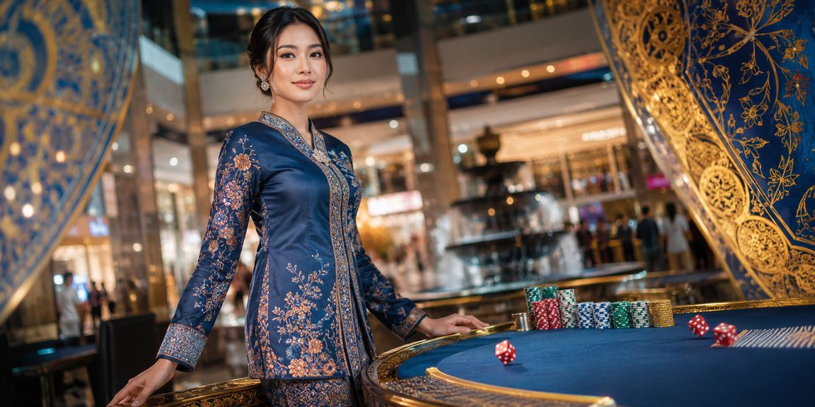 Permainan dadu kasino di Kuala Lumpur dengan suasana Malaysia melalui e230