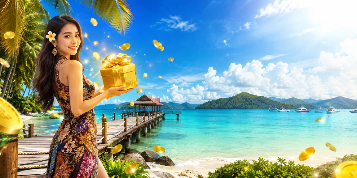 Pemain dari Langkawi menikmati pengalaman pertaruhan jackpot e230 dengan latar batik Malaysia
