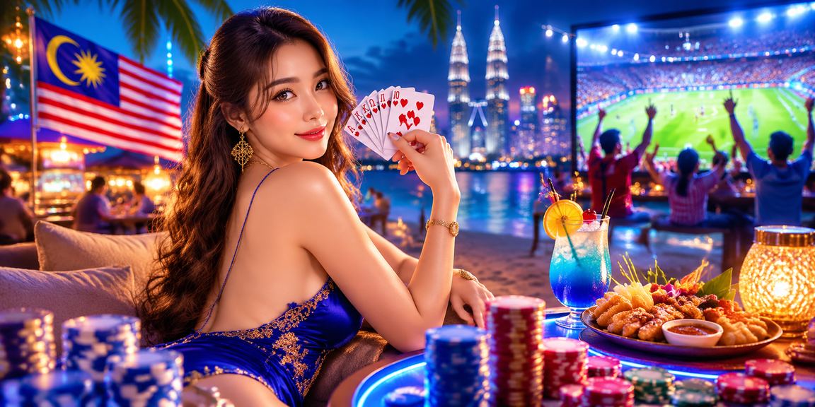 Pemain Malaysia memilih nombor bertuah loteri e230 melalui telefon pintar